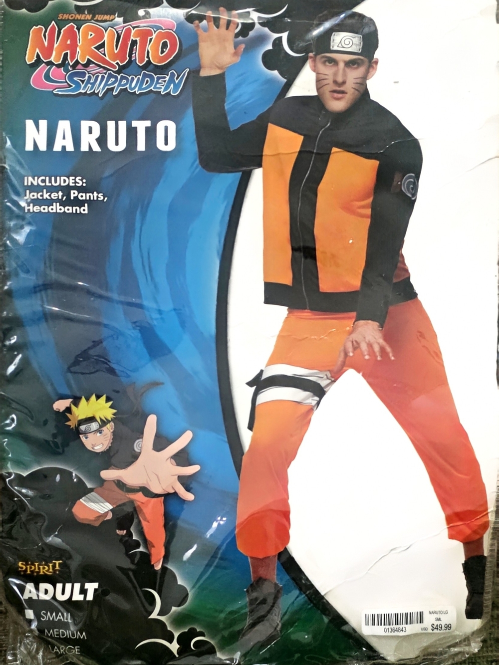 Naruto Shippuden ADULT LARGE Costume- PANTS ONLY